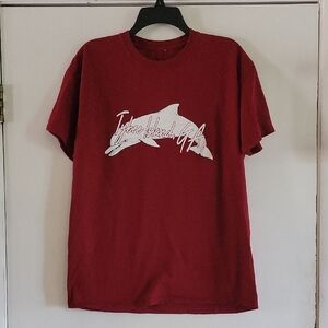 Maroon Tybee Island Shirt